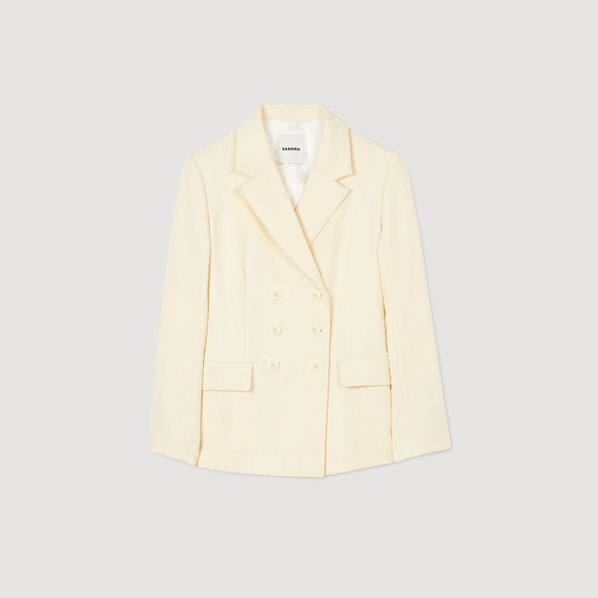 Veste de costume à boutonnage croisé 