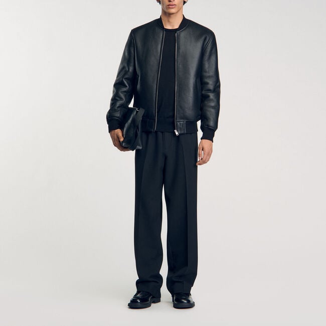 Bomber en shearling