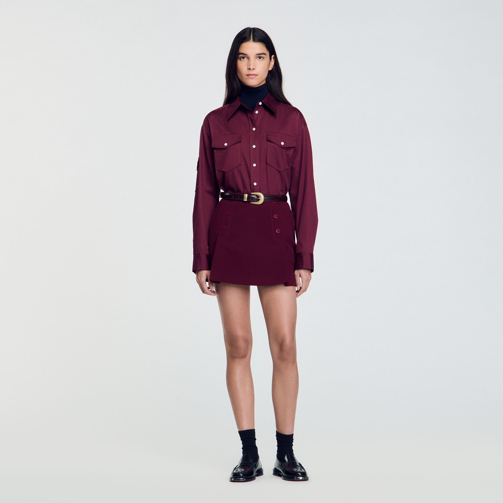 Jupes courtes pour femme Sandro Paris