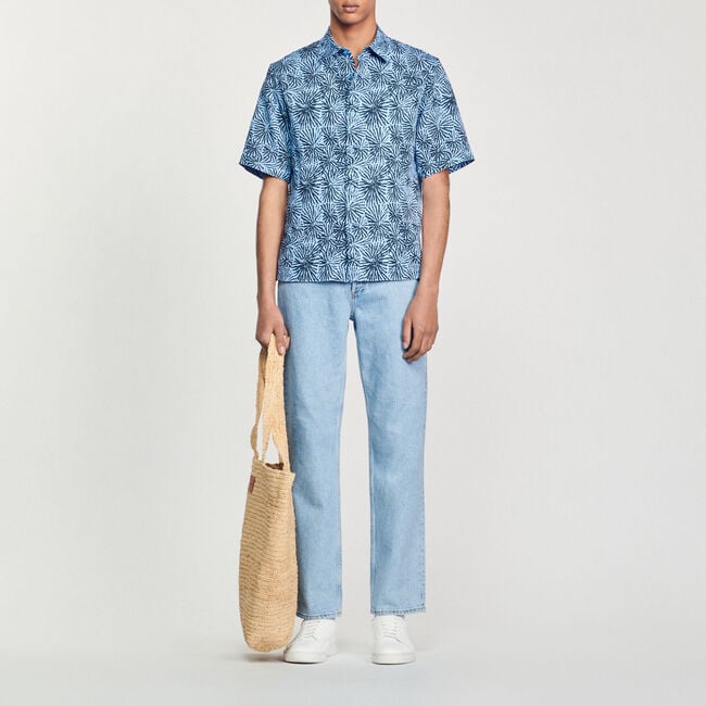 Chemise oversize imprimée