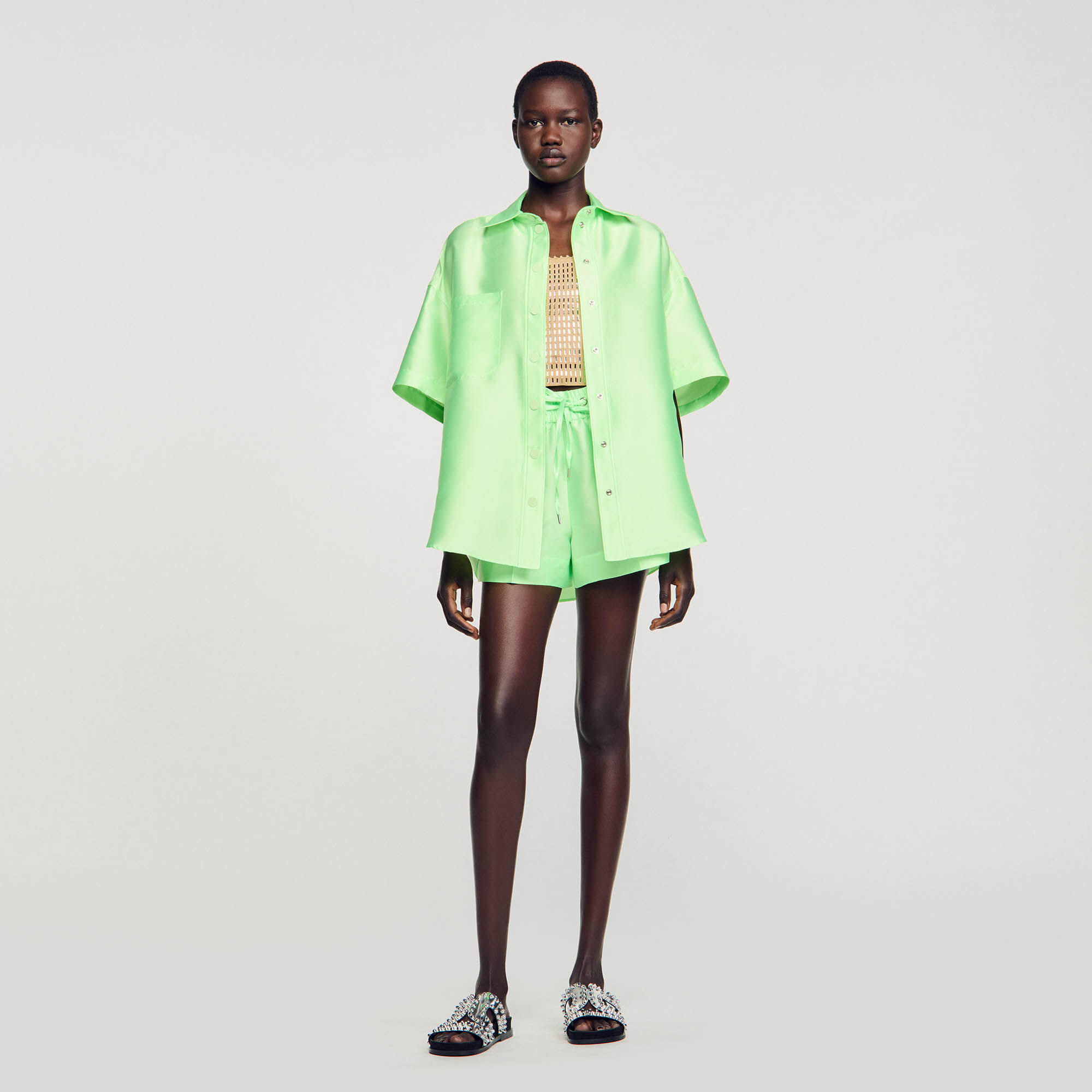 Chemisier sandro femme clearance