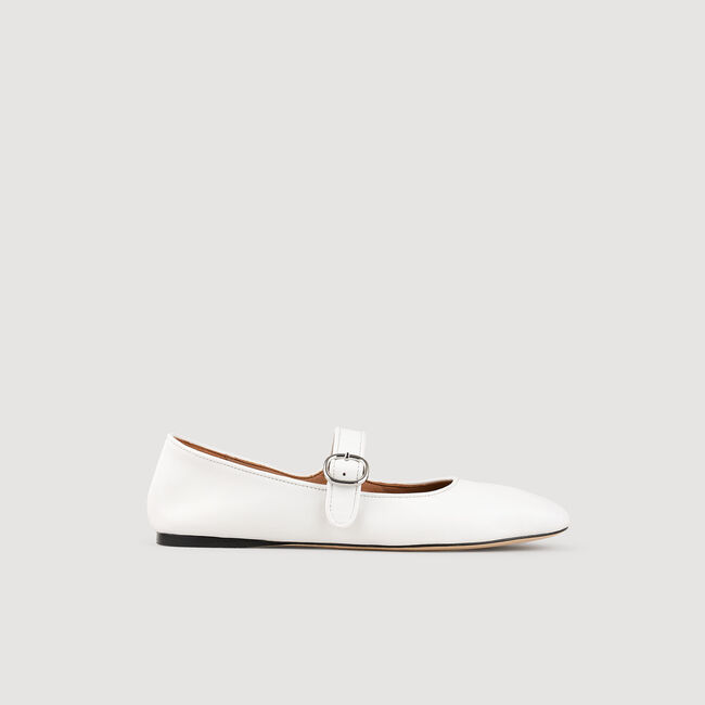 Ballerines en cuir
