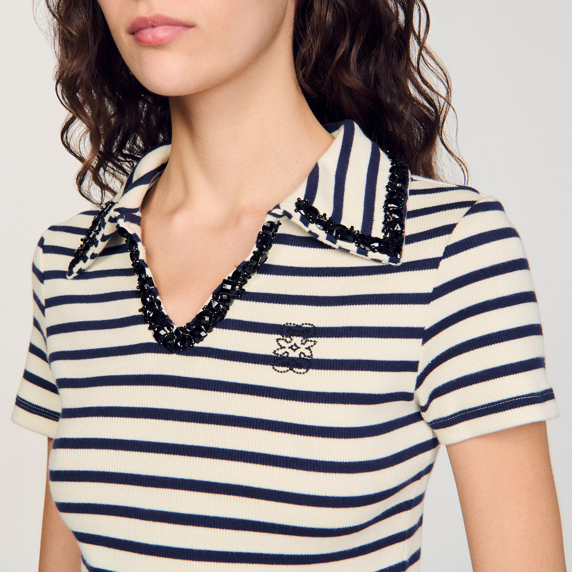 Polo à rayures
