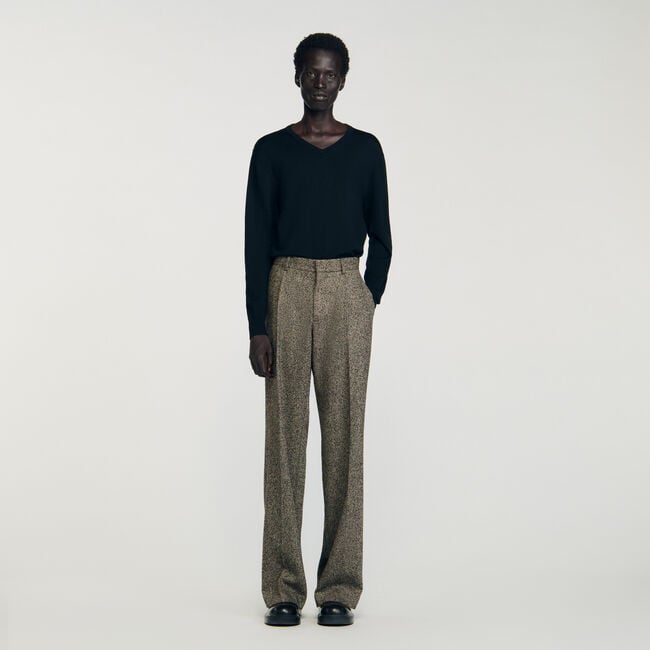 Pantalon de costume large