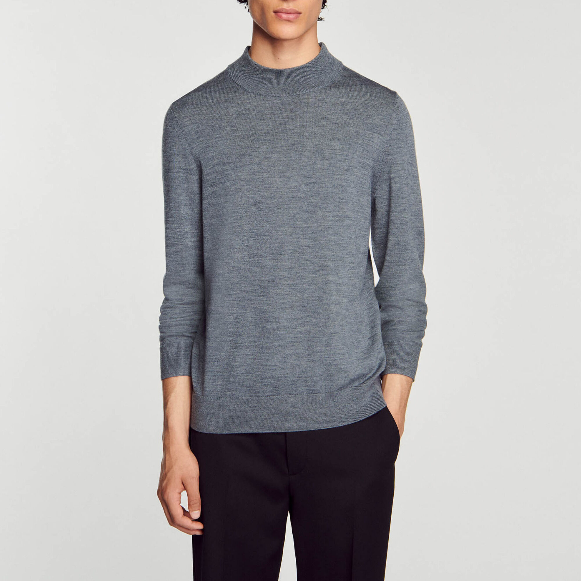 Pull à col cheminée