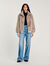 Blouson en fausse fourrure