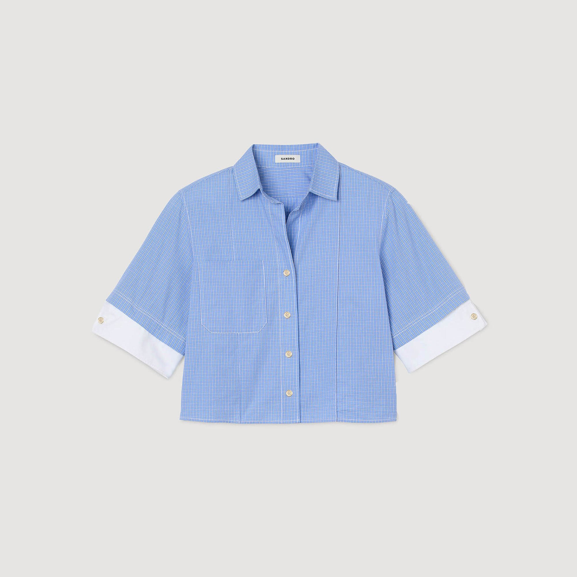 Chemise à carreaux oversize