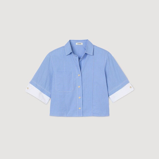 Chemise à carreaux oversize