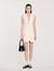 Robe courte tailleur plissée 