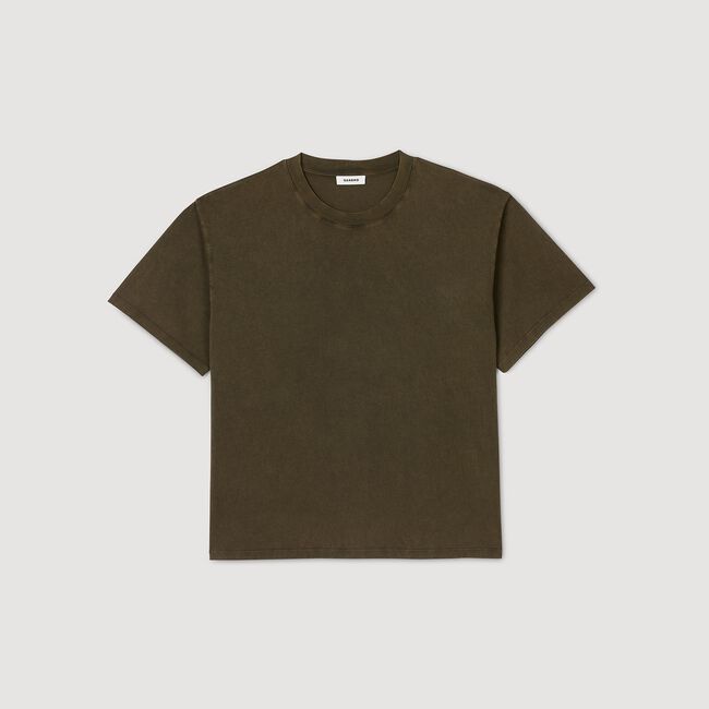 T-shirt effet délavé