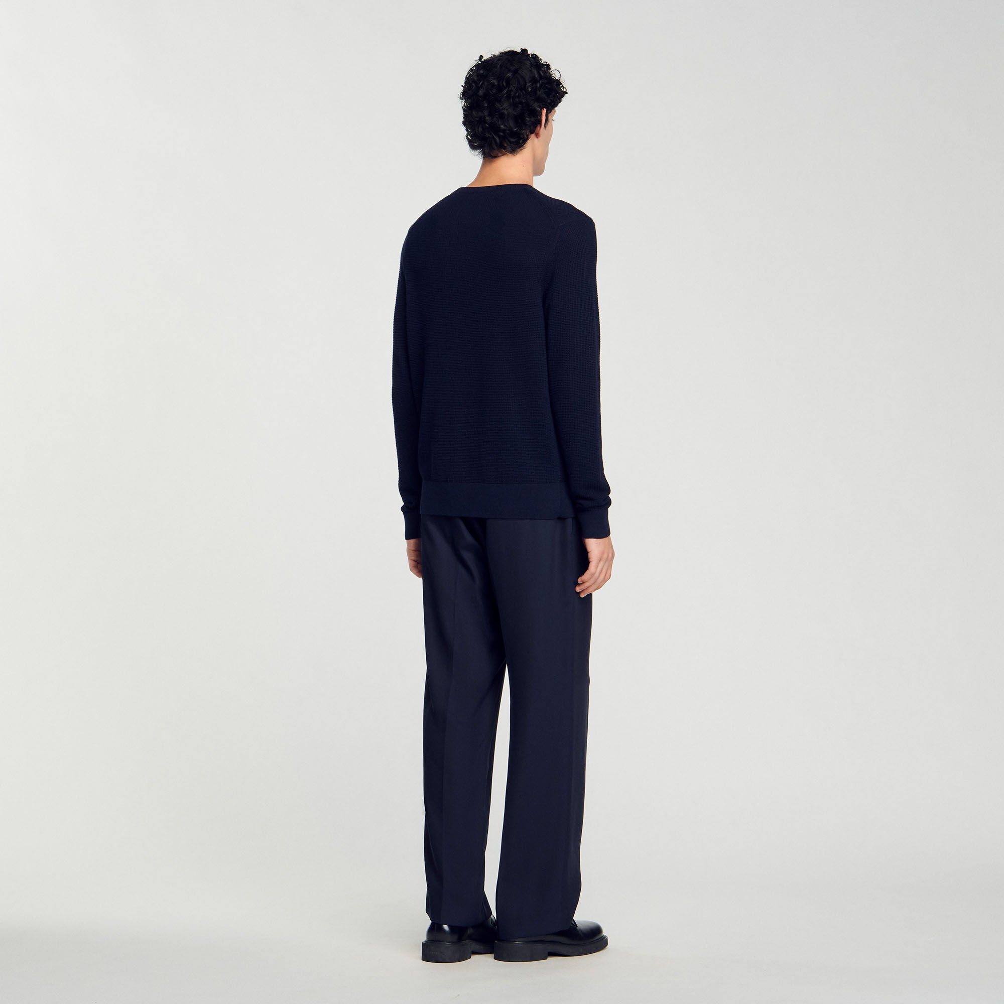 Pull en maille texturée