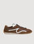 Sneakers light wave en cuir su&egrave;de