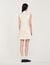 Robe courte tailleur plissée 
