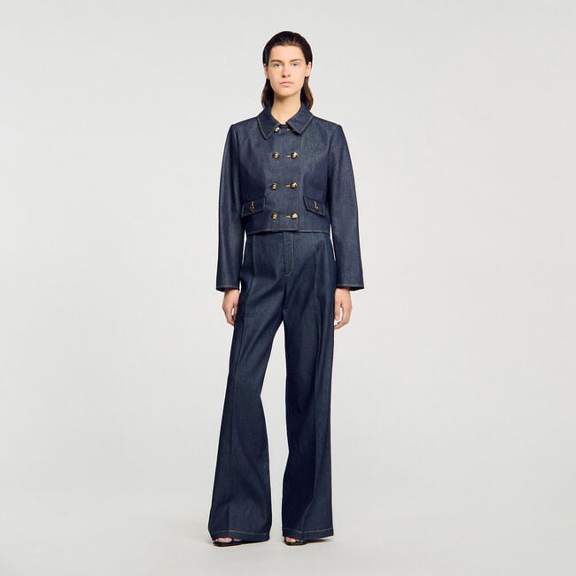Pantalon de tailleur en denim