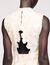 Robe courte en guipure 