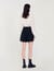 Short taille haute avec boutons