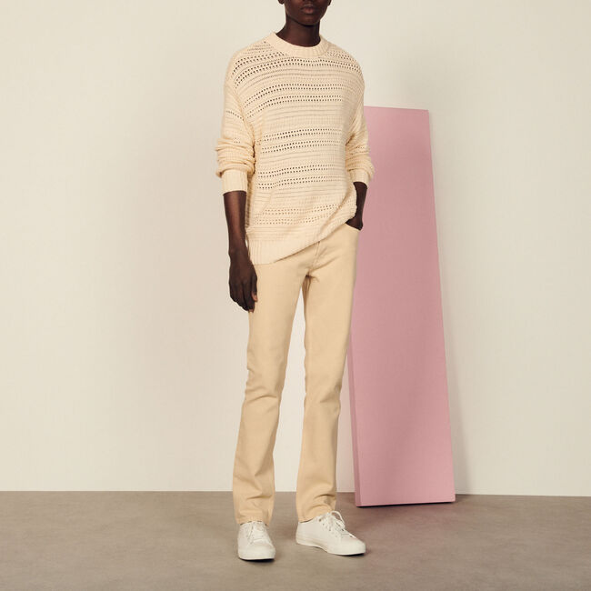 Jean en coton coupe slim