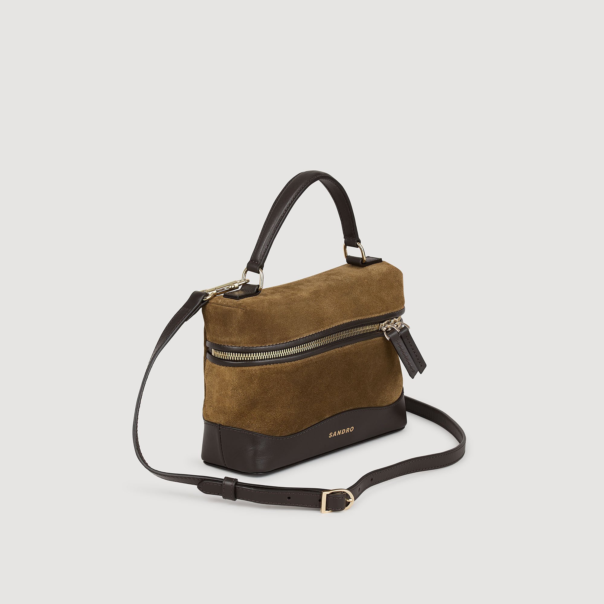 Sac TANGOSO vanity en cuir et suède