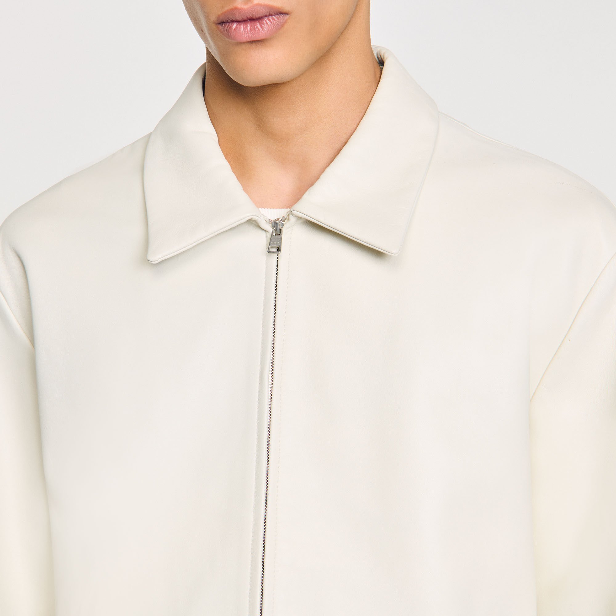 Blouson en cuir 