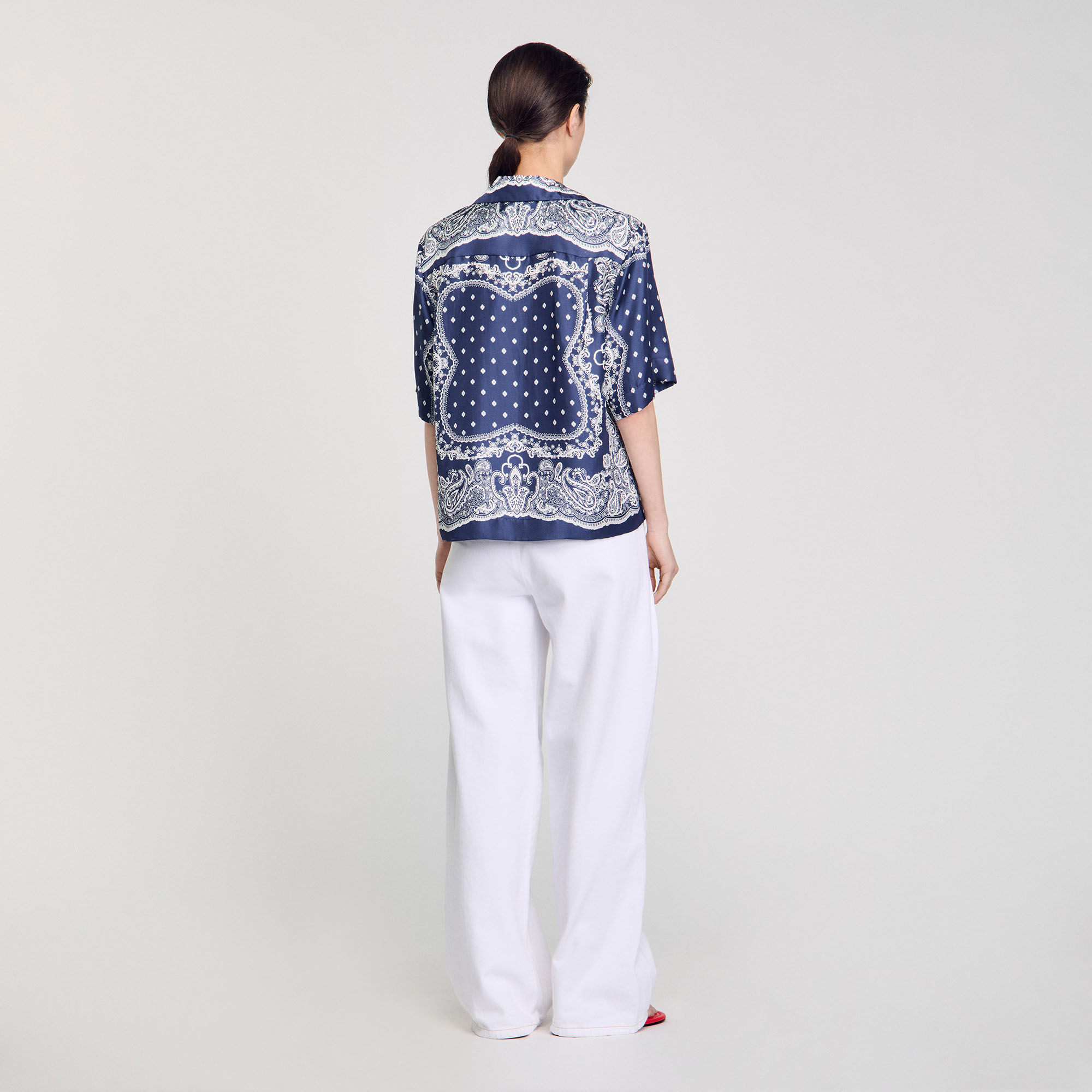 Chemise à imprimé bandana