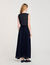 Robe longue plissée