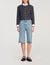 Bermuda en jean effet us&eacute; - Femme | Sandro Paris