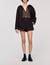 Chemise bicolore &agrave; carreaux - Femme | Sandro Paris