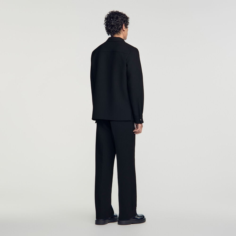 Sandro Chemise zippée – Noir – vue 5