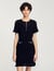 Robe courte en maille 
