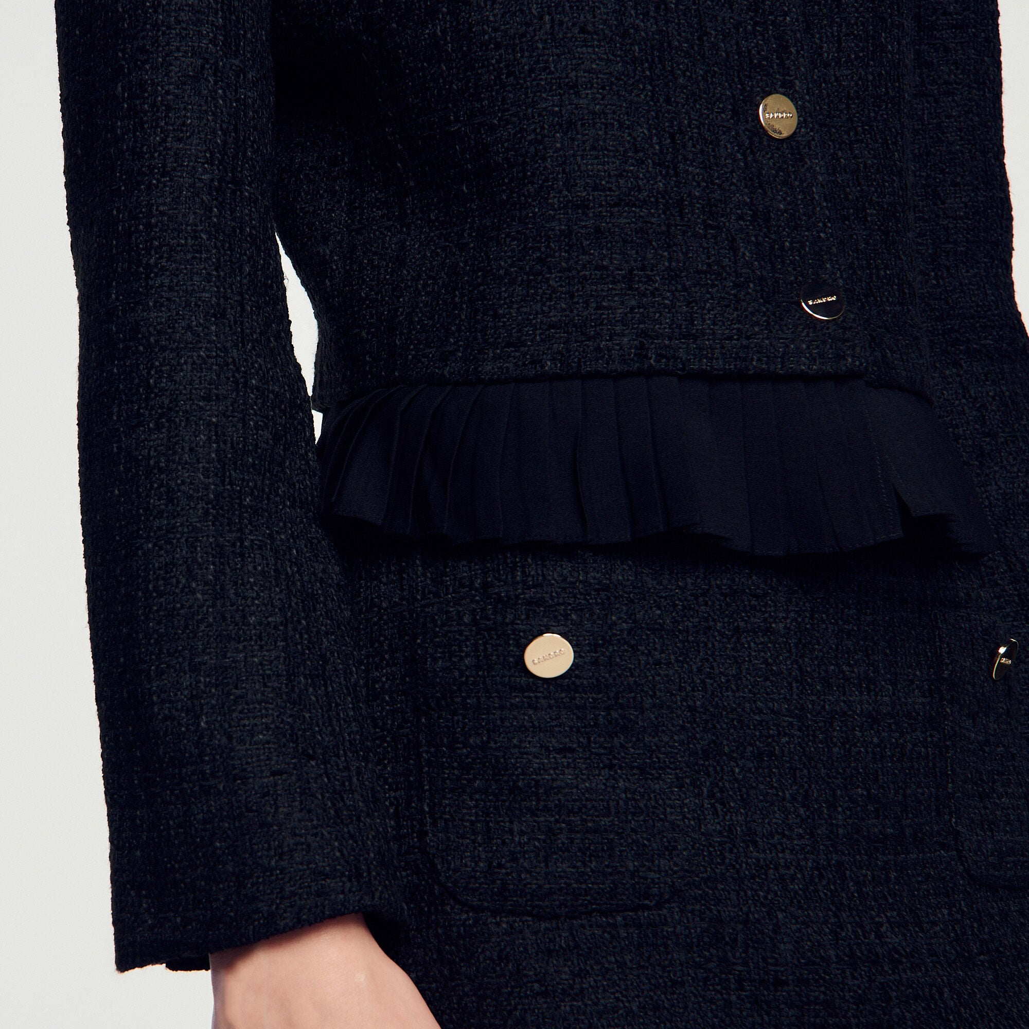 Veste en tweed 2 en 1 - Femme | Sandro Paris