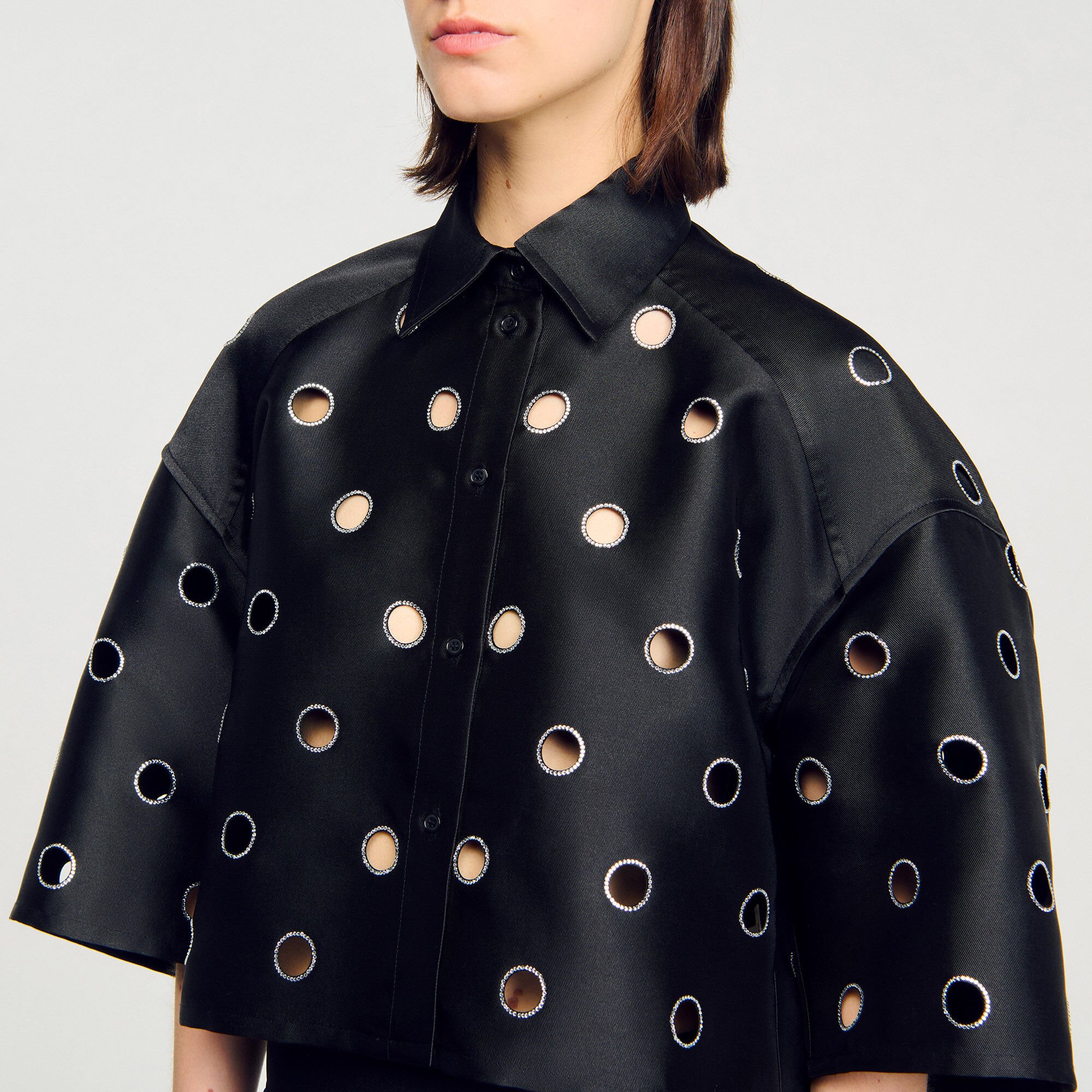 Chemise à strass