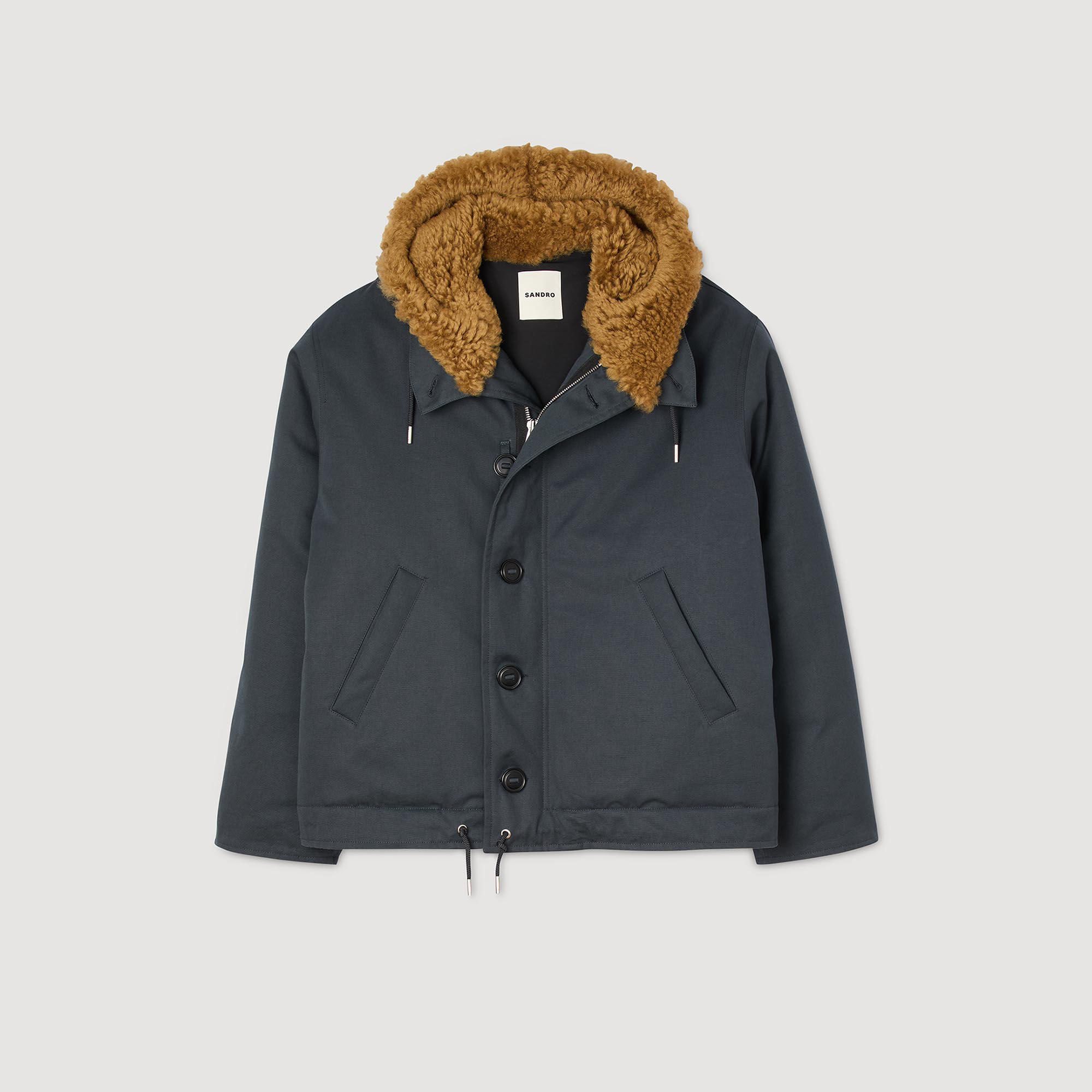 Parka en coton avec une capuche