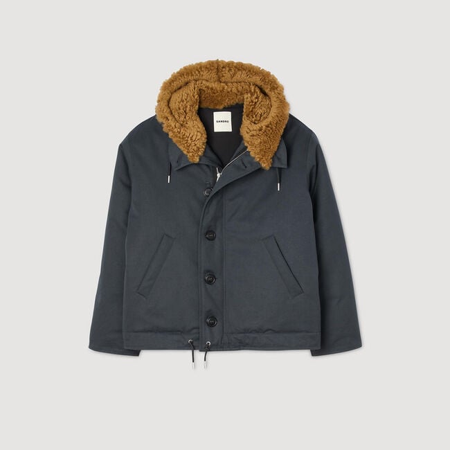 Parka en coton avec une capuche