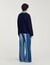 Cardigan à détails denim 