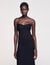 Robe bustier en maille