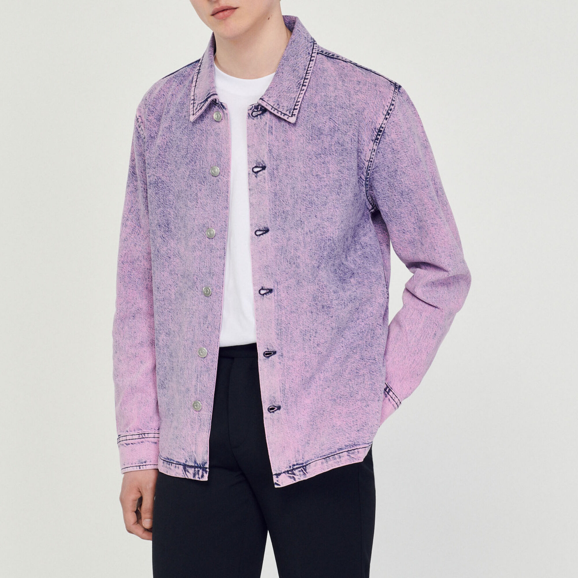 Blouson worker délavé