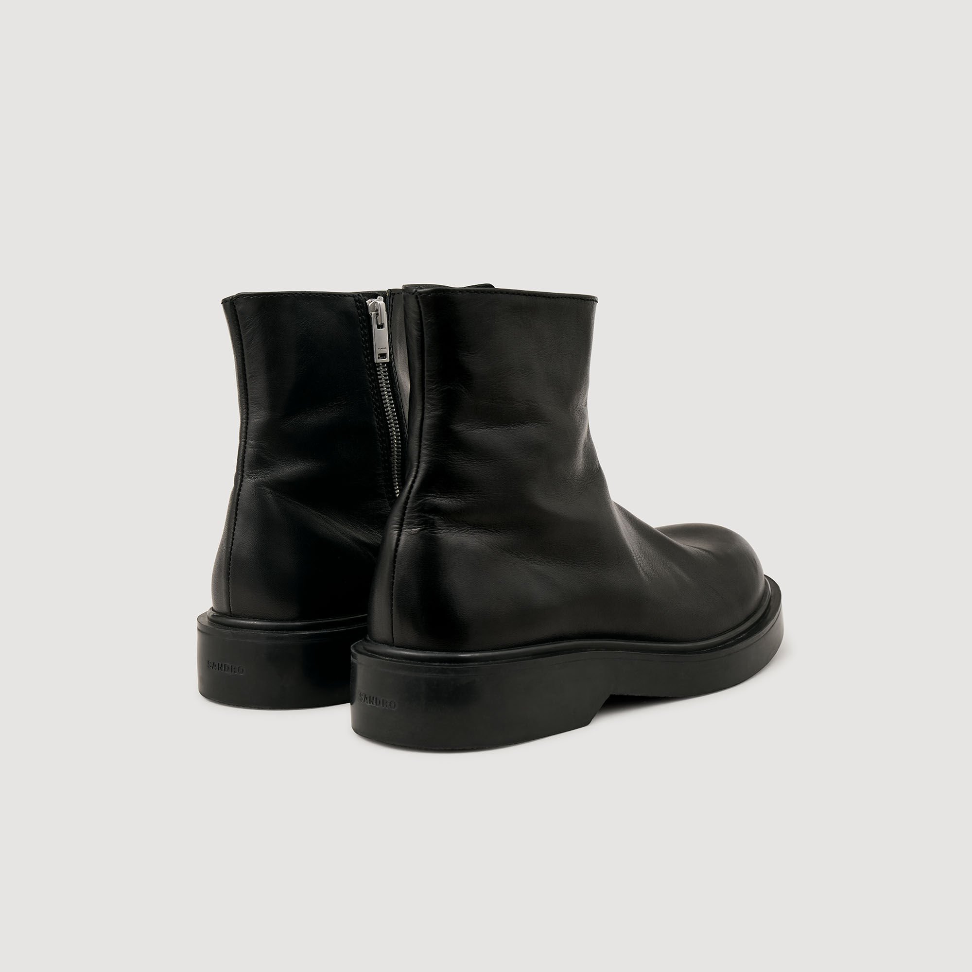 Bottines en cuir