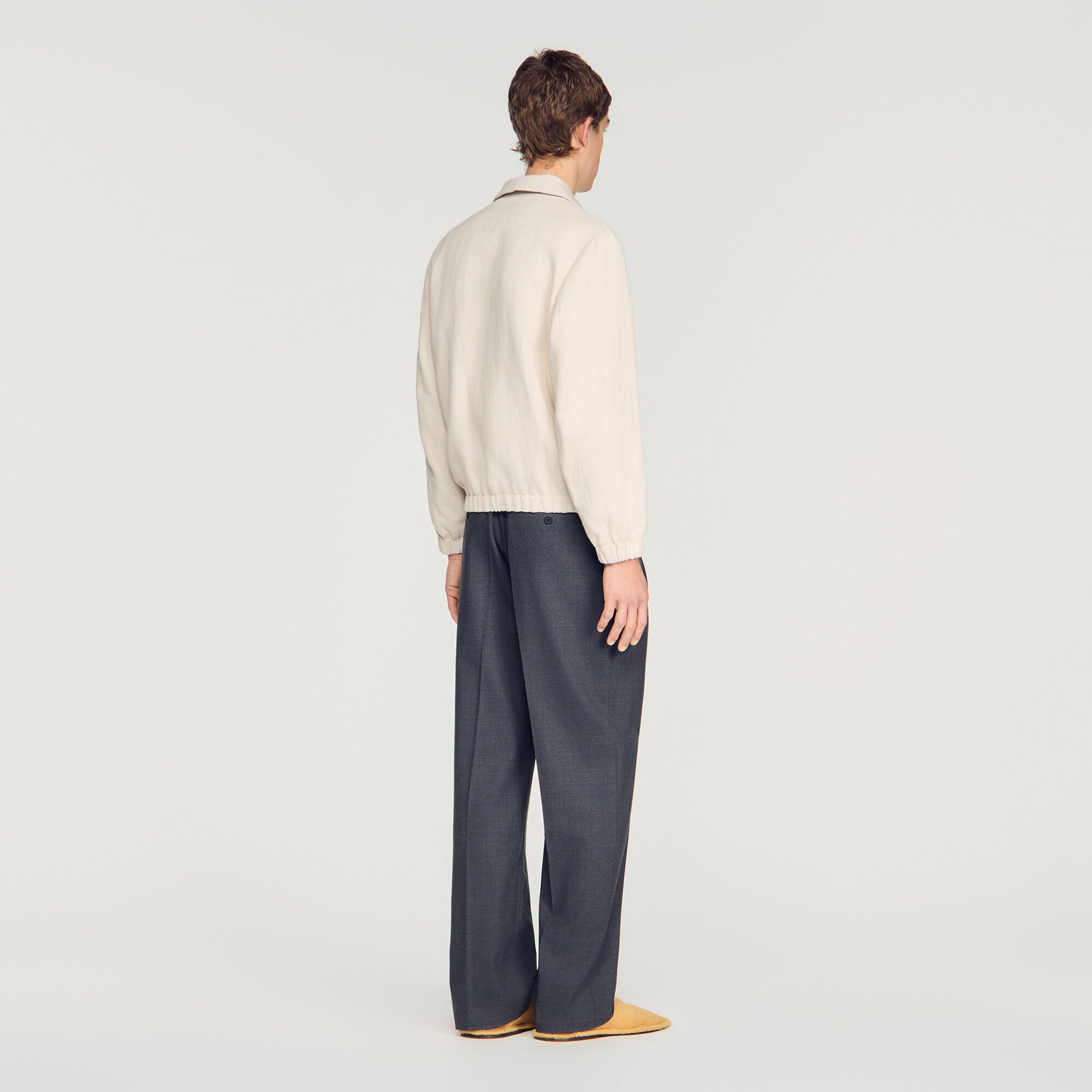 Blouson zipp&eacute; en coton - Mixte | Sandro Paris