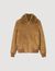 Blouson en peau retourn&eacute;e 