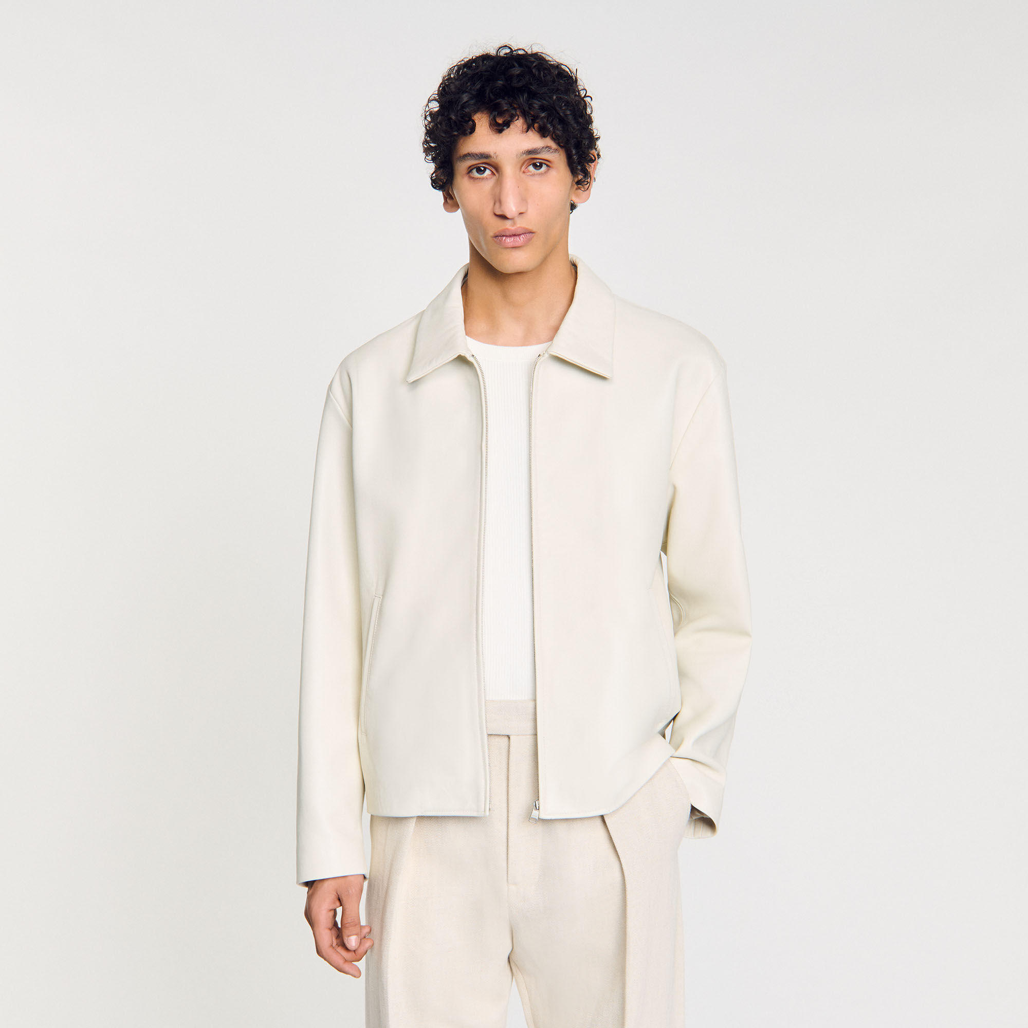Blouson en cuir 