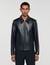 Blouson en cuir zippé
