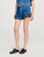 Short en denim à volants 