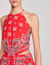 Robe longue à imprimé bandana