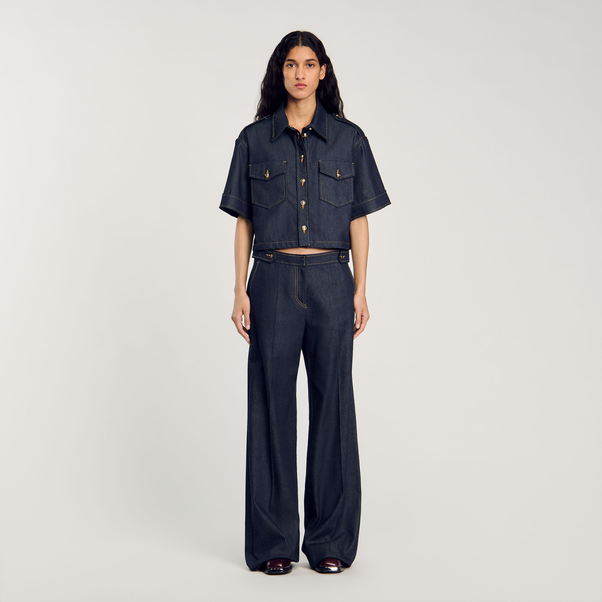 Jean large brut 