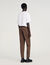Pantalon élastiqué en laine