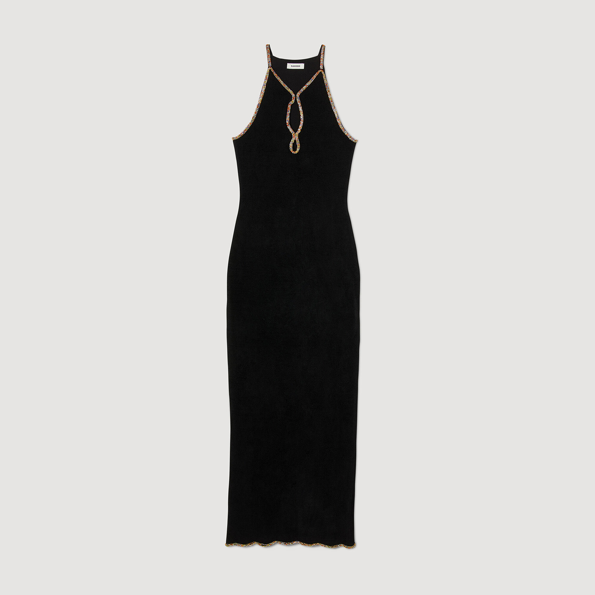 Robe longue sans manches
