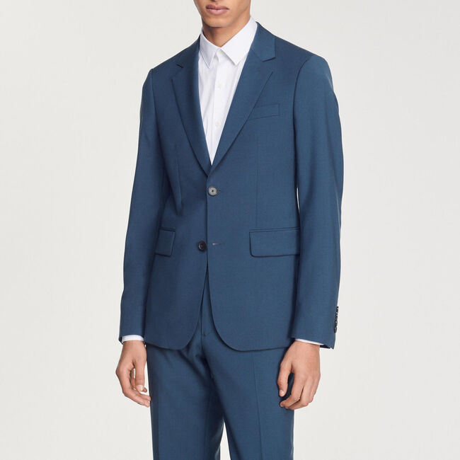 Veste de costume en laine vierge