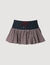 Jupe short à carreaux