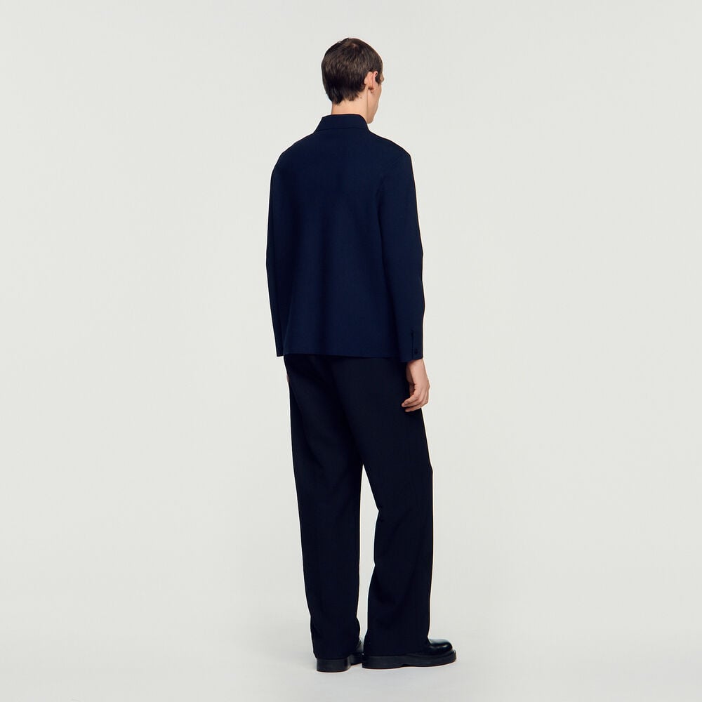 Sandro Cardigan veste – Marine – vue 5