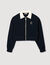 Sweatshirt court bicolore